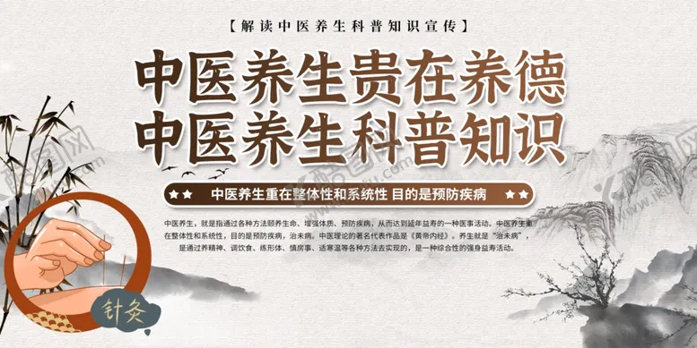 编号：28566905050132361535【酷图网】源文件下载-中医养生知识宣传栏