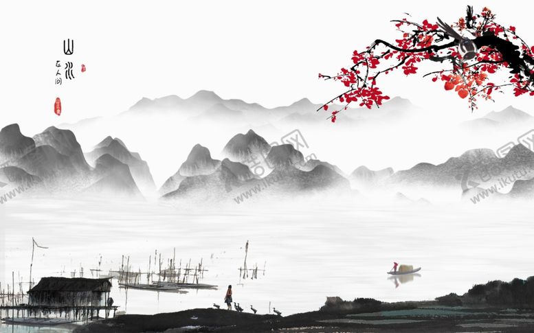 编号：77537310241454366738【酷图网】源文件下载-山水画国画山水画