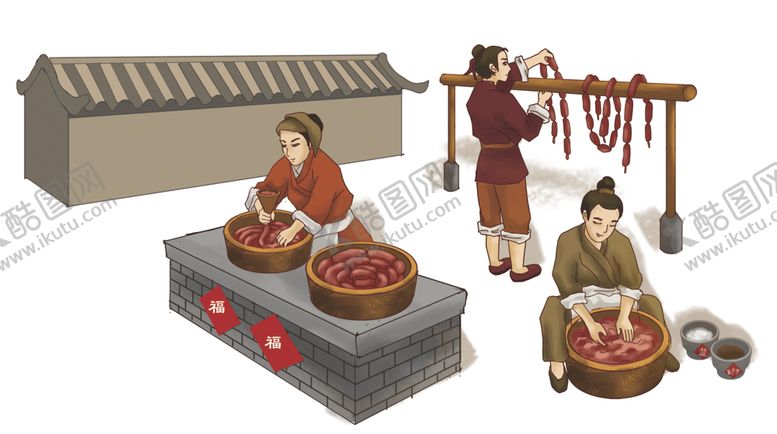 编号：45286402062334215627【酷图网】源文件下载-腊肠