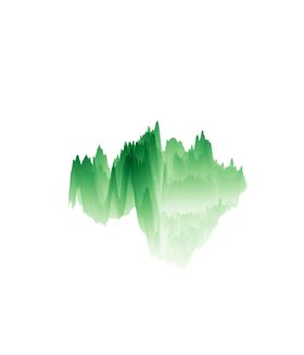 抽象山峰