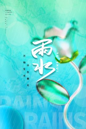 雨水海报