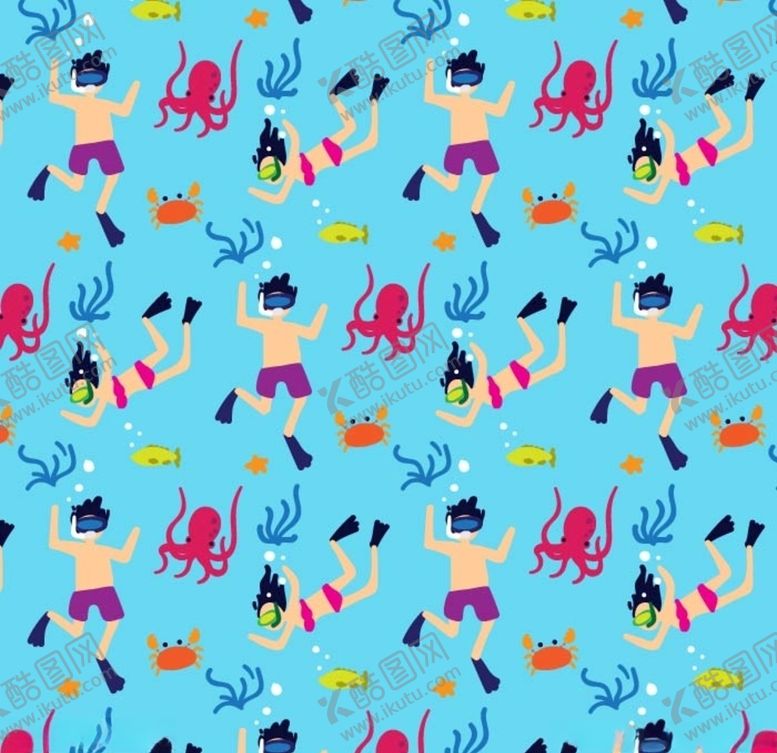 编号：63484510041042435990【酷图网】源文件下载-海底人儿