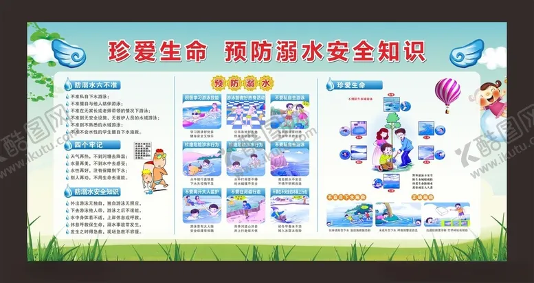 编号：87706103090946314316【酷图网】源文件下载-珍爱生命预防溺水安全知识