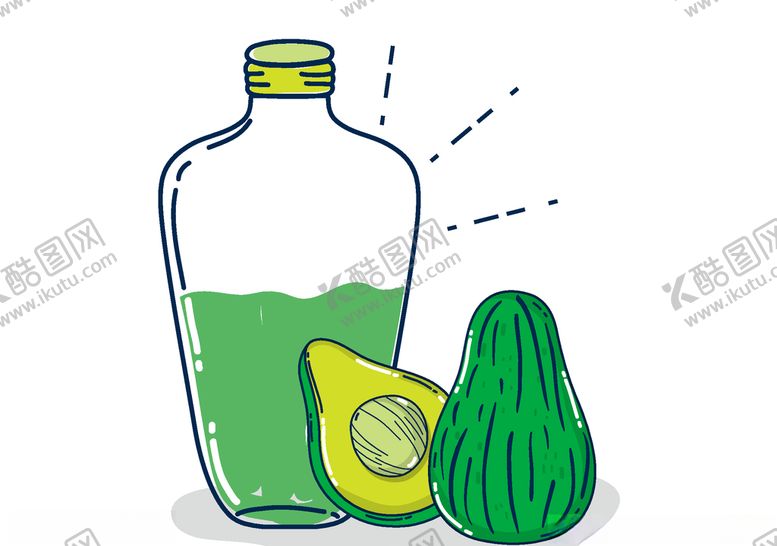 编号：32300210040657526778【酷图网】源文件下载-果汁饮料手绘