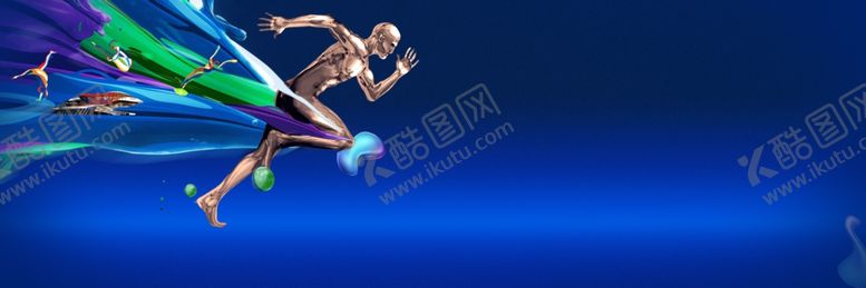 编号：92520109210025573454【酷图网】源文件下载-金人炫酷跑步