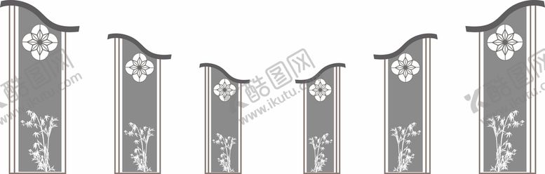 编号：80735910110333358704【酷图网】源文件下载-户外徽派建筑装饰