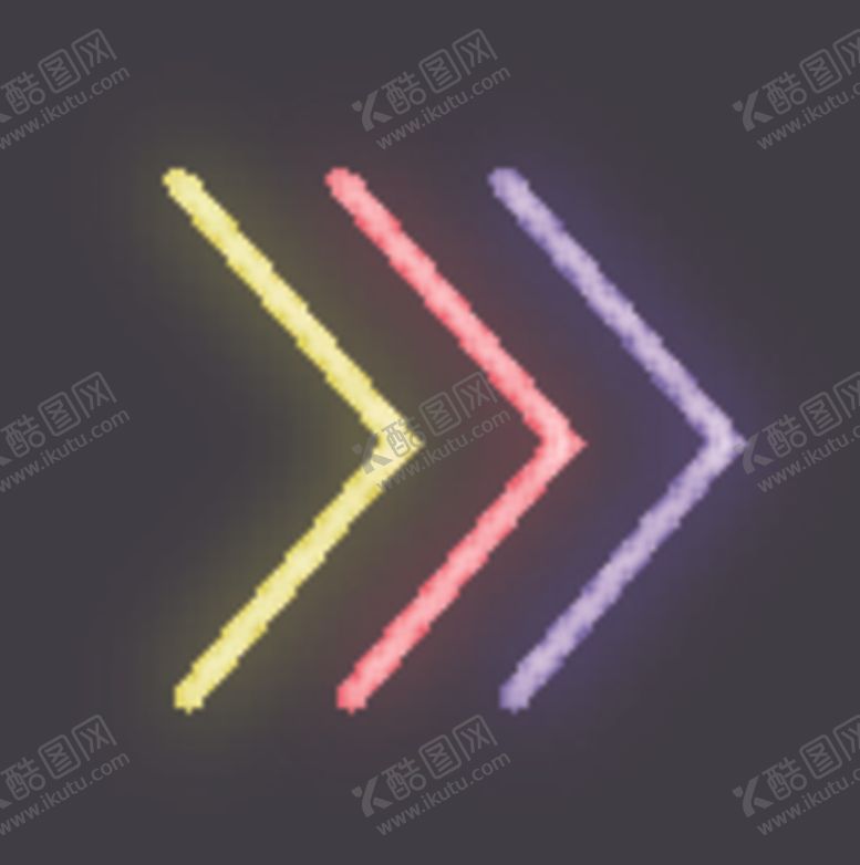 编号：84546209242003306296【酷图网】源文件下载-霓虹灯箭头