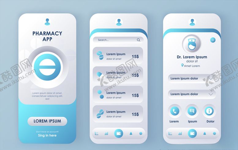 编号：46220209261207328312【酷图网】源文件下载-手机UI界面