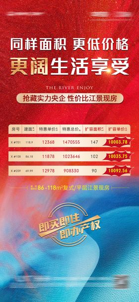 性价比特惠房海报