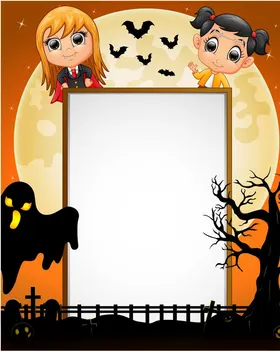 万圣节南瓜怪装扮化妆舞会