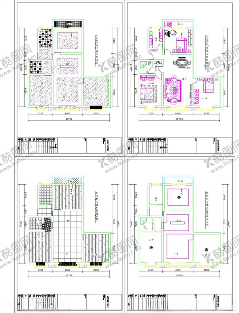 编号：80592509242134365869【酷图网】源文件下载-家装平面图