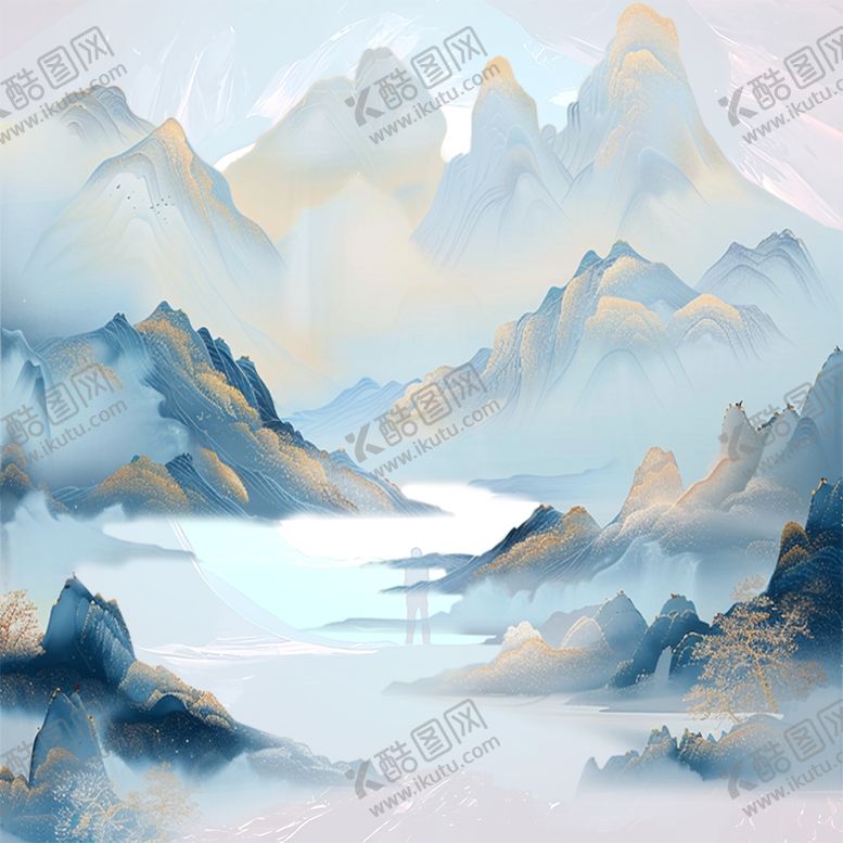 编号：49465502201842082327【酷图网】源文件下载-国潮山水