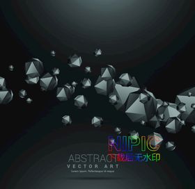 抽象粒子图eps矢量格式