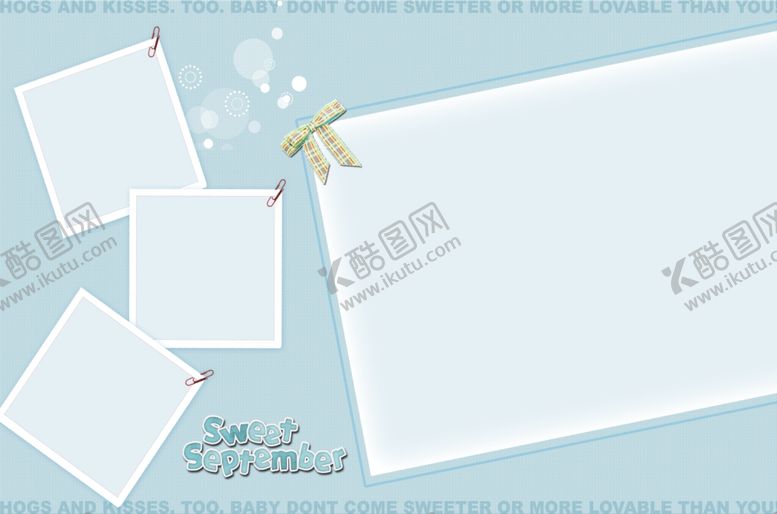 编号：63289809261319125143【酷图网】源文件下载-个性时尚儿童幼儿通用相册模板