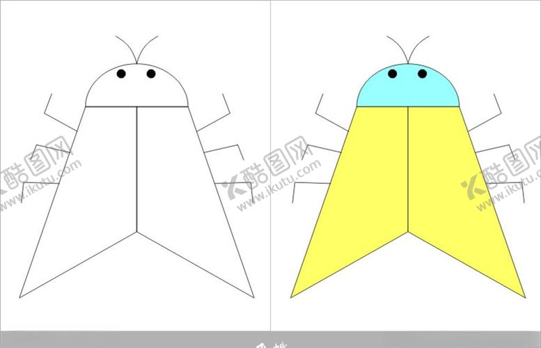 编号：75890307062229204606【酷图网】源文件下载-飞蛾简笔画