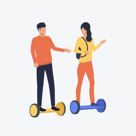 绿色出行环保交通工具电动交通工具骑车的人环保