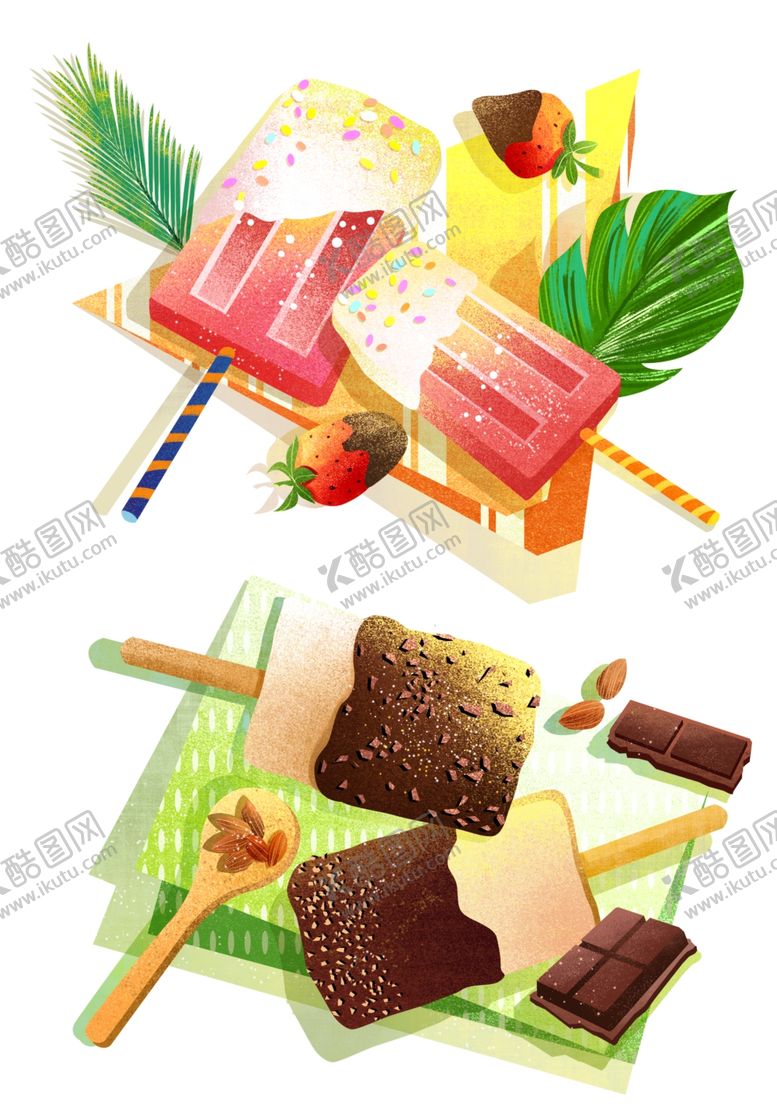 编号：80685810230913003359【酷图网】源文件下载-手绘餐饮美食