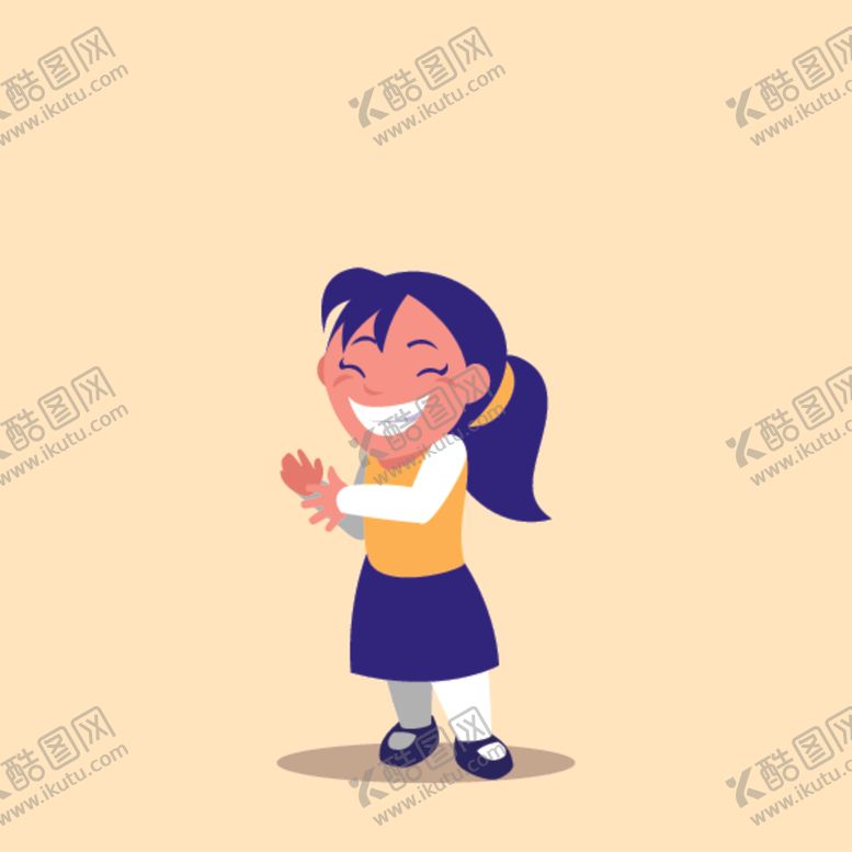 编号：28122910190201364757【酷图网】源文件下载-快乐人物孩子插画