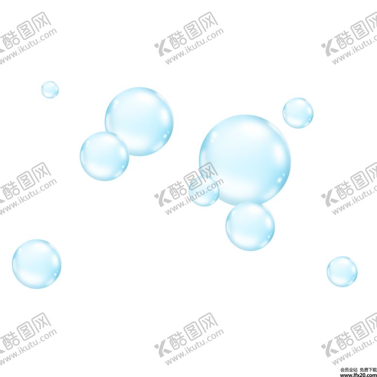 编号：49587110110758374104【酷图网】源文件下载-彩色透明肥皂泡气泡水泡泡泡元素