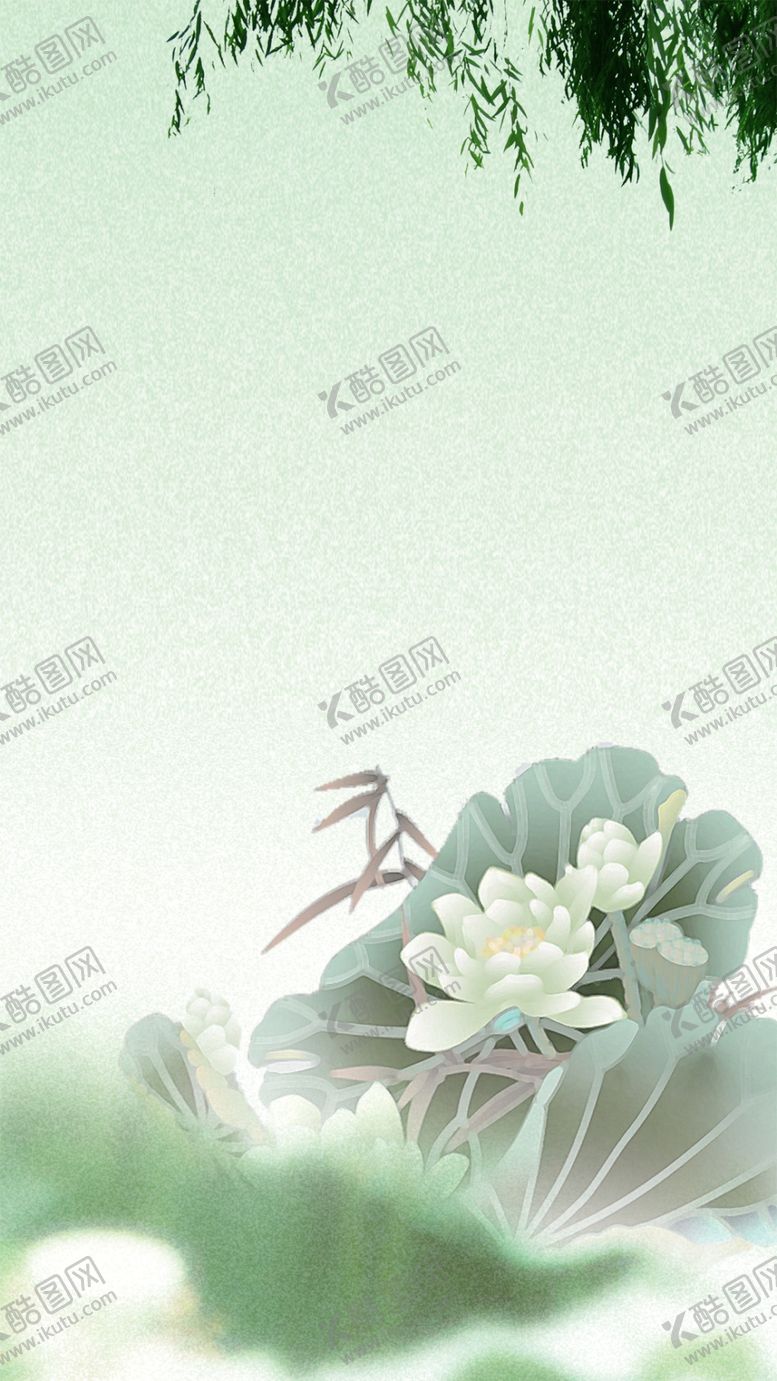 编号：05162710081450363719【酷图网】源文件下载- 荷花插画海报图片 