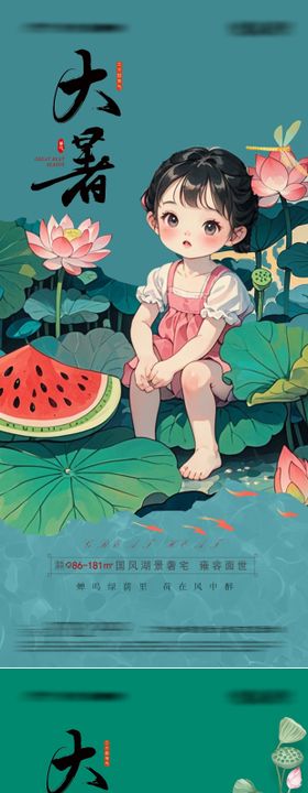 大暑海报