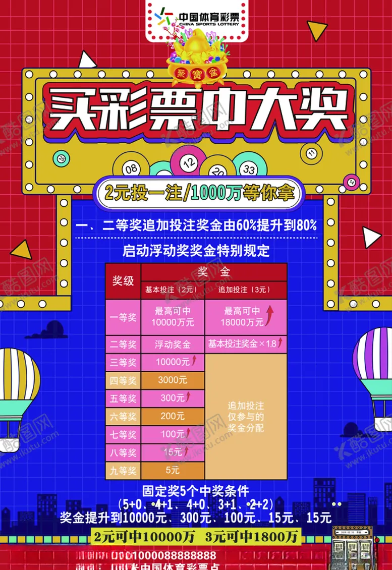 编号：33685109290448248077【酷图网】源文件下载-体彩海报