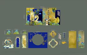 新中式蛇宝宝宴蛇年周岁生日