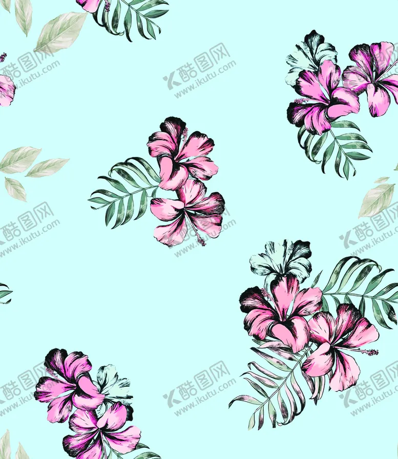编号：50293109180342587306【酷图网】源文件下载-热带花朵