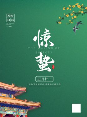 编号：74580309291947332937【酷图网】源文件下载-惊蛰海报