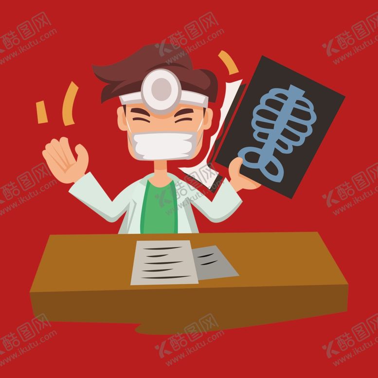 编号：10646103080554575295【酷图网】源文件下载-手绘医生护士