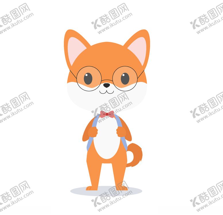 编号：87353904190816421660【酷图网】源文件下载-可爱卡通狐狸