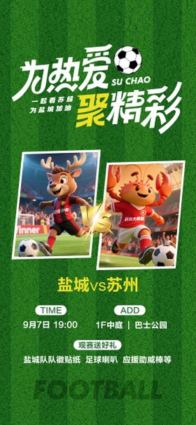 足球苏超之夜海报