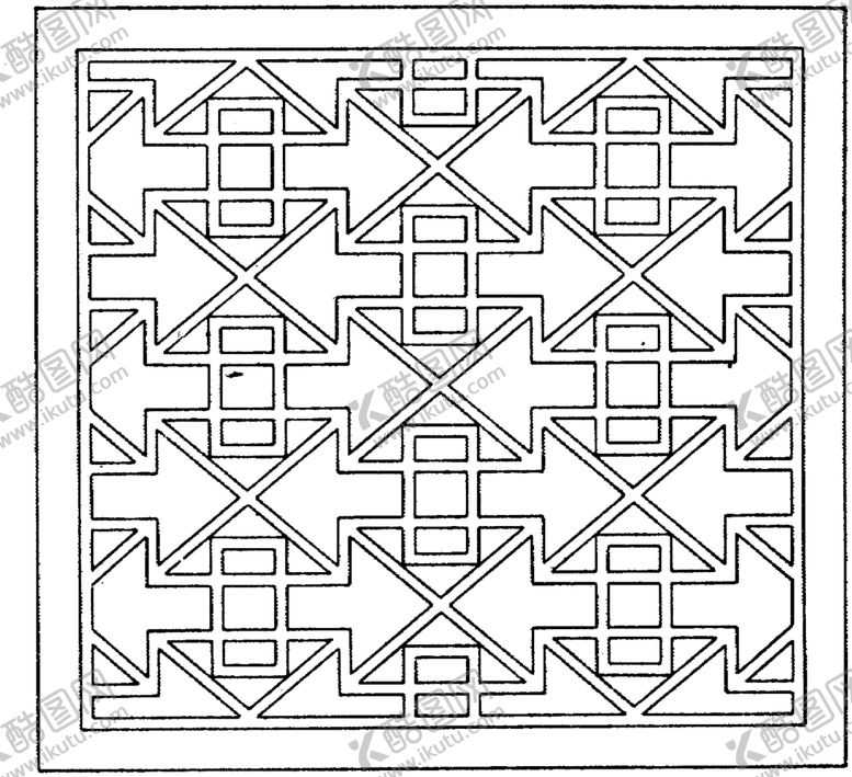编号：97293609221133219647【酷图网】源文件下载-镂空花图案