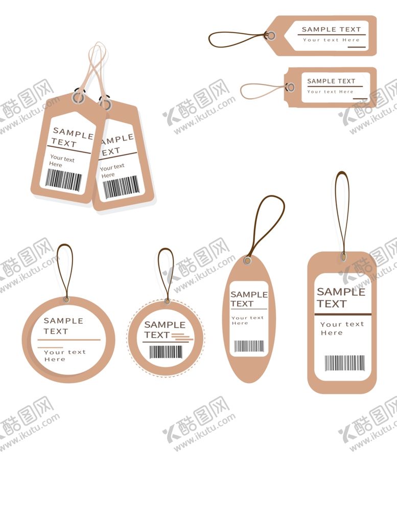 编号：84325605180501492764【酷图网】源文件下载-服装吊牌