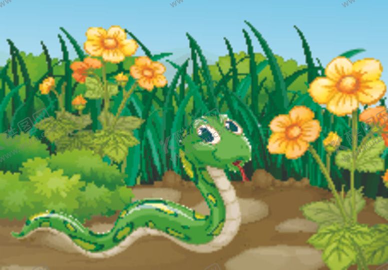 编号：44211909271343376014【酷图网】源文件下载-卡通蛇