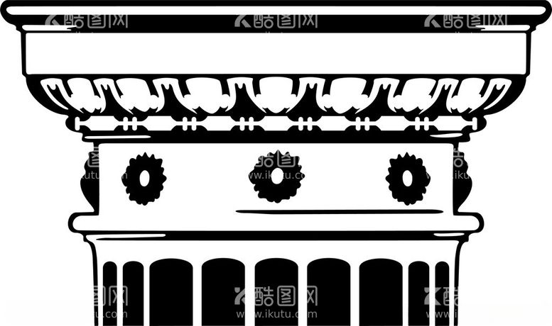 编号：18027602170658536574【酷图网】源文件下载-欧式立柱图案