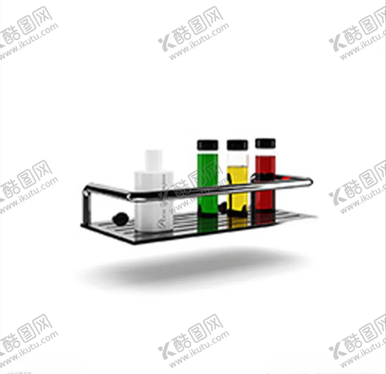编号：74316004072116541678【酷图网】源文件下载-C4D模型卫生间置物架化妆品