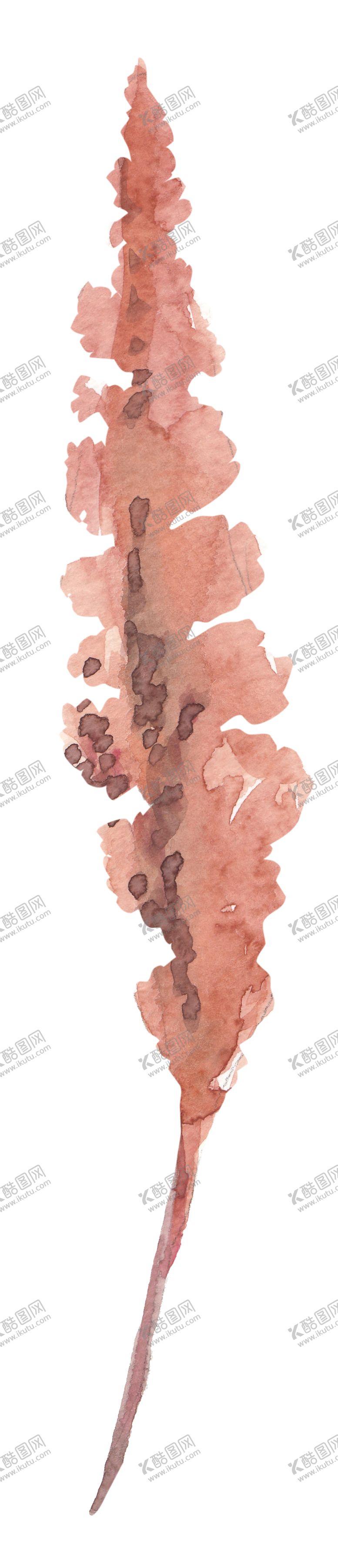 编号：42934807071727174844【酷图网】源文件下载-北欧小清新水彩植物图案