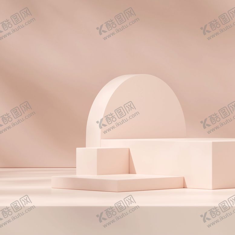 编号：07681410011738153610【酷图网】源文件下载-小清新c4d场景展台合层背景