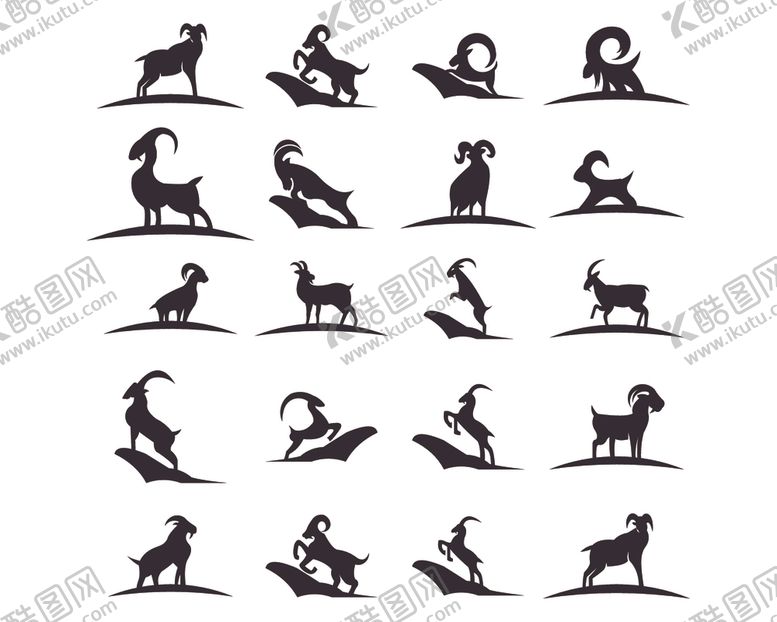 编号：28784309301939312452【酷图网】源文件下载-羊头图标