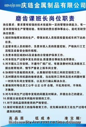岗位职责