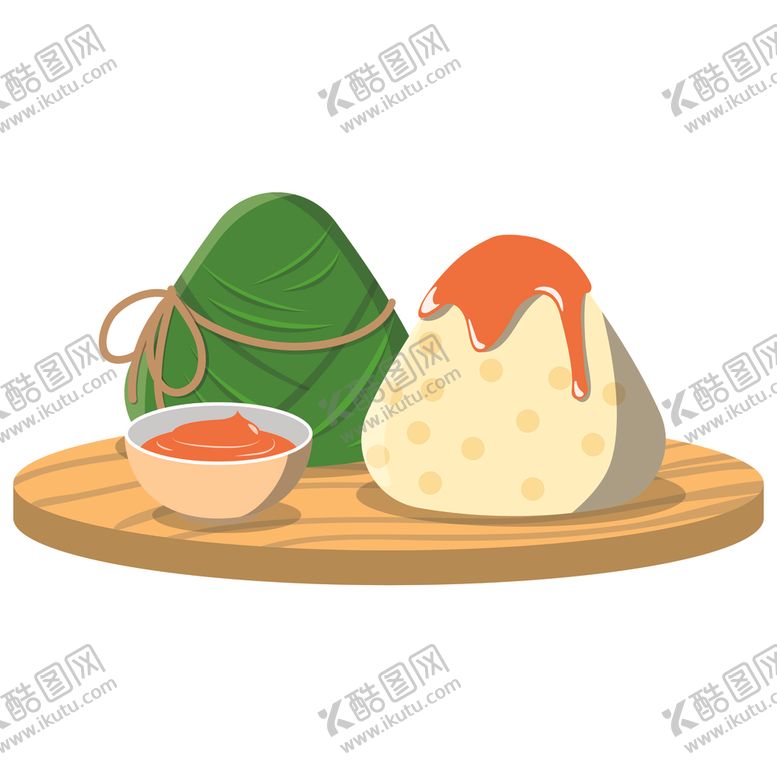 编号：32526402012302034175【酷图网】源文件下载-手绘粽子