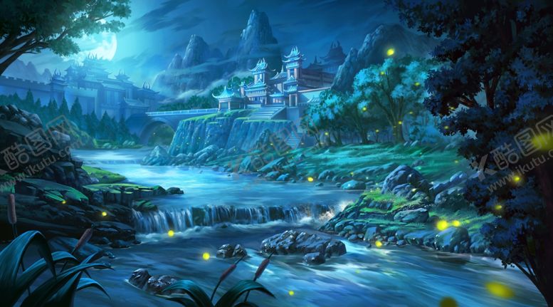 编号：61681407050938288781【酷图网】源文件下载-原画夜晚