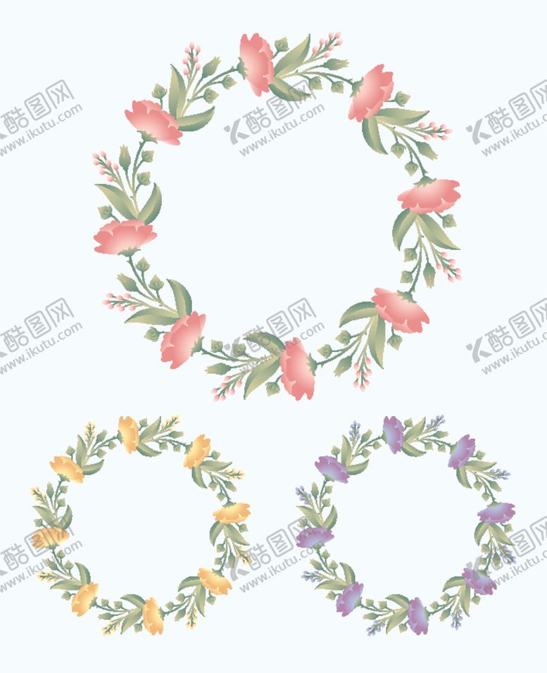 编号：30567007060636314957【酷图网】源文件下载-植物花环