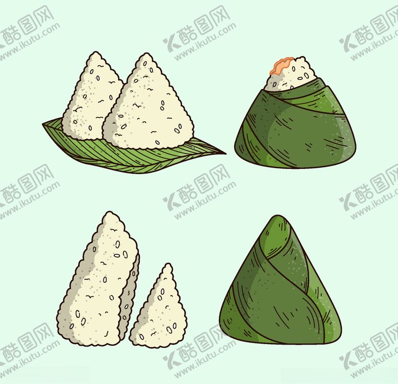 编号：24410703291900108955【酷图网】源文件下载-卡通粽子