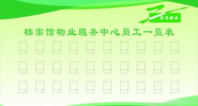 物业员工表员工档案表
