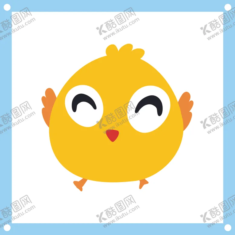 编号：60767712081837537134【酷图网】源文件下载-可爱的小鸡仔卡通矢量图