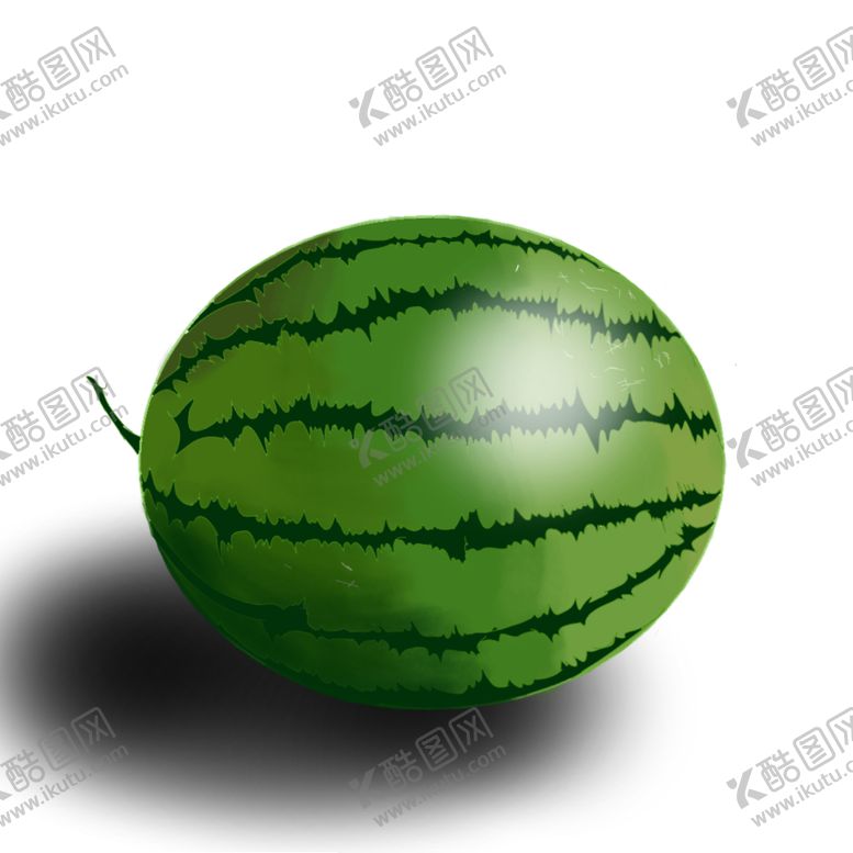 编号：96561210040715312332【酷图网】源文件下载-西瓜水果新鲜插画卡通素材