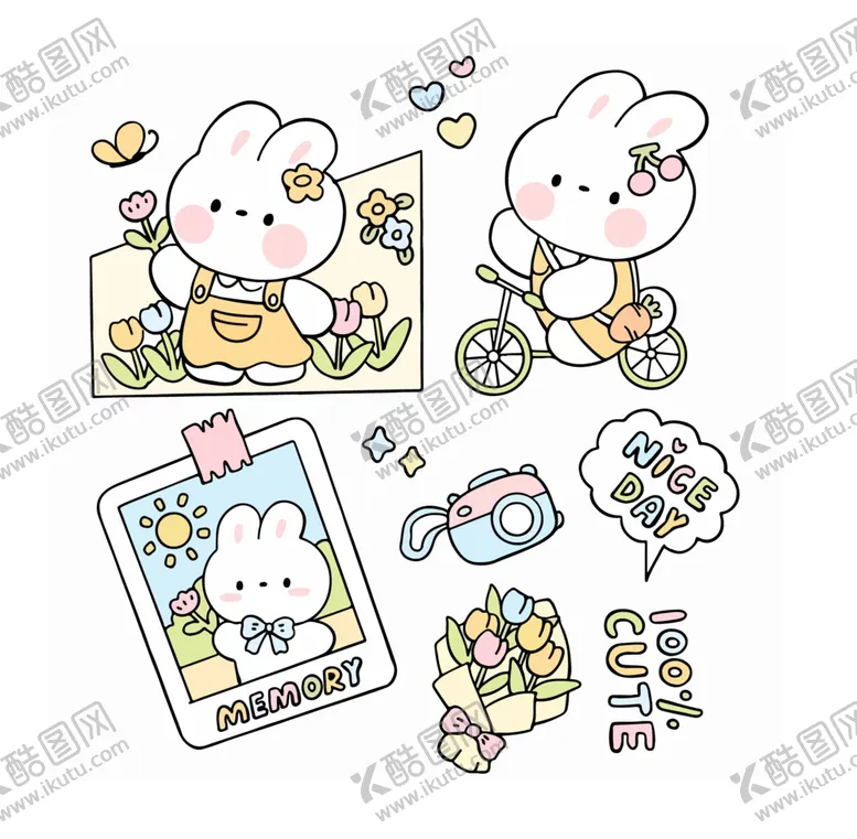编号：94138312131734298060【酷图网】源文件下载-萌趣小兔子