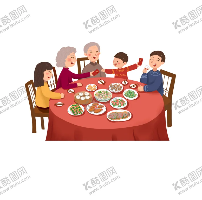 编号：69155010191744392261【酷图网】源文件下载-一家人团圆素材